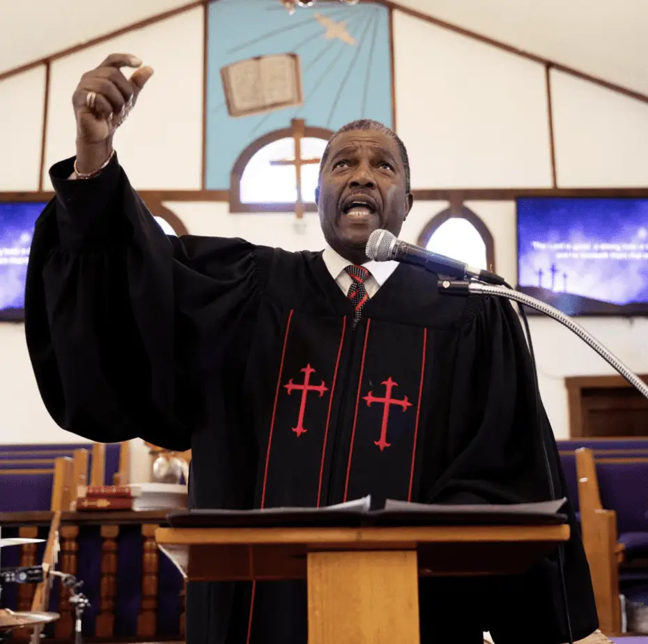 Black Preacher Preaching